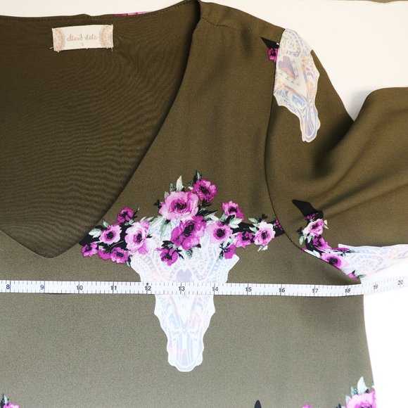 Altar'd State Bull Head Floral Summer Tunic Dress - Picture 12 of 16